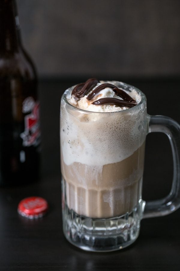 Bourbon Root Beer Ice Cream Floats - The Kitchen Magpie