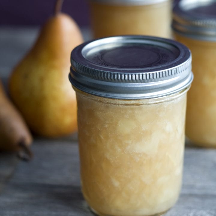 Pear Jam with Honey