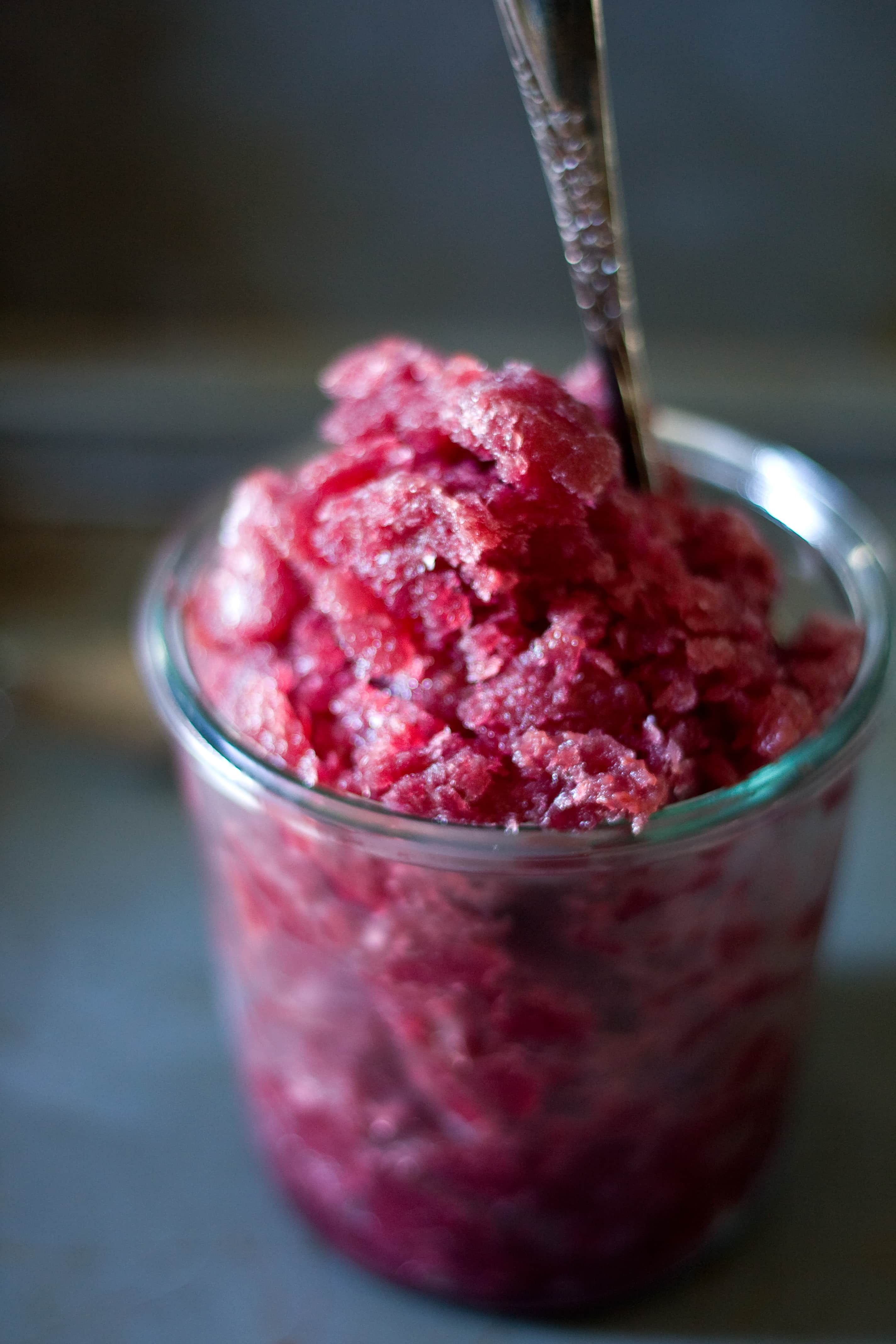 Blood Orange Granita