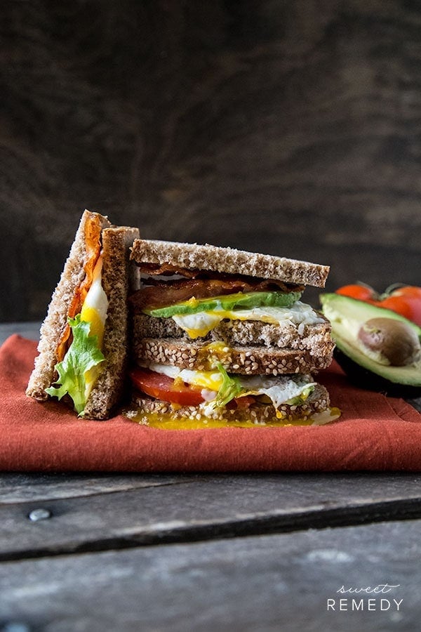 Egg and Avocado BLT with Chipotle Mayo | Sweet-Remedy.com