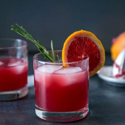 Blood Orange Rosemary Cocktail