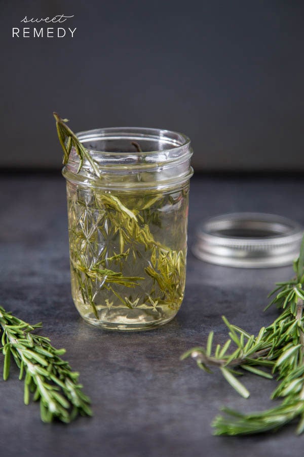 Rosemary Infused Simple Syrup | Sweet-Remedy.com #recipe 