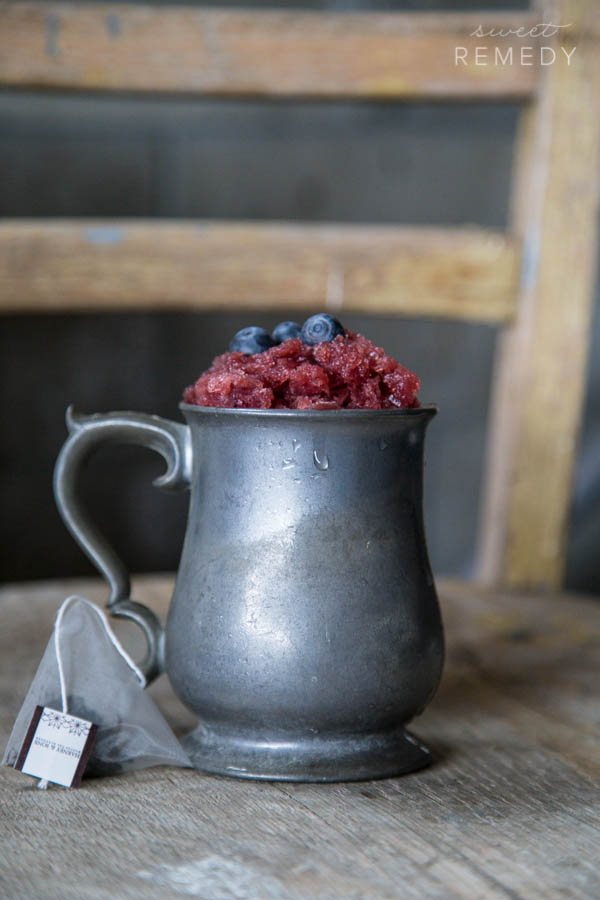 Blueberry Earl Grey Granita | Sweet-Remedy.com