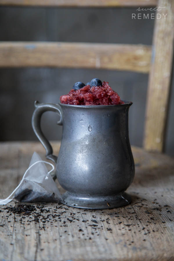 Blueberry Earl Grey Granita | Sweet-Remedy.com