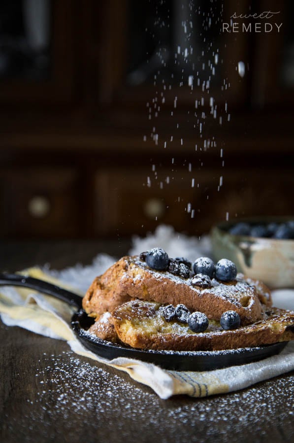 Irish Soda Bread French Toast | Sweet-Remedy.com @sweetremedy #recipe #irishsodabread #stpatricksday #irish #breakfast #brunch