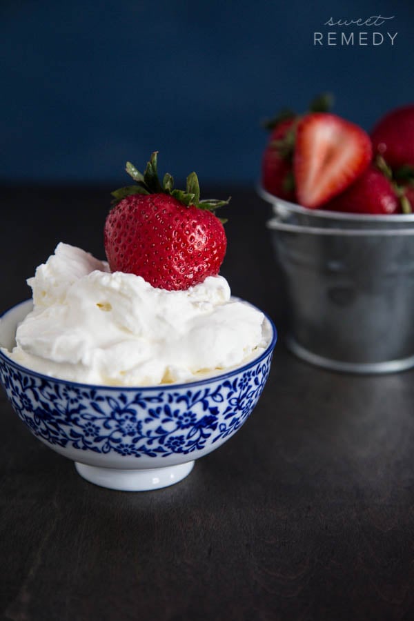 Homemade Whipped Cream | Recipe from Sweet-Remedy.com