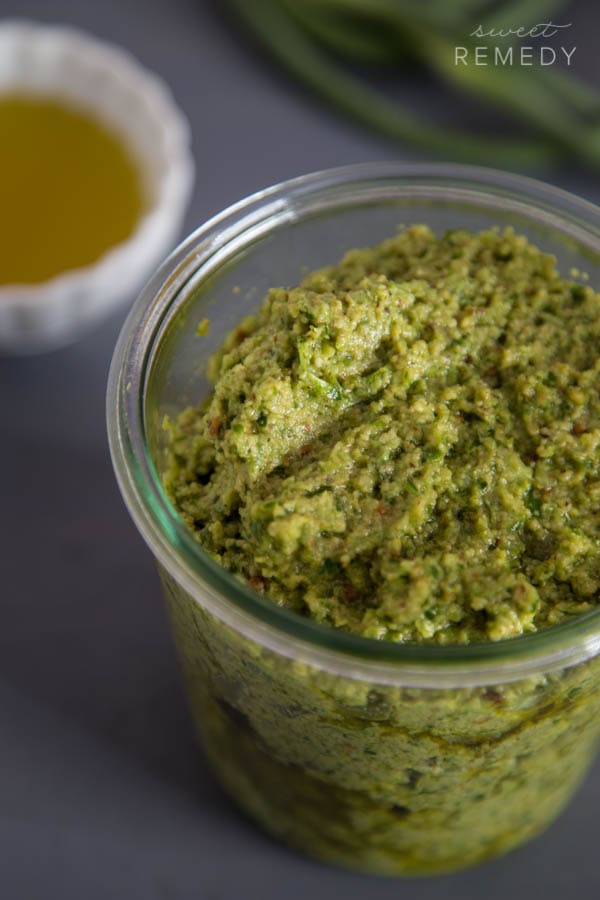 Garlic Scape Pesto 