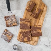 Gluten Free Peanut Butter Swirl Brownies