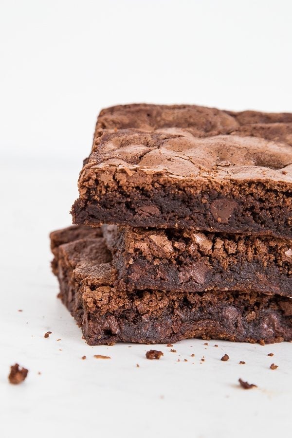 stack of brownies